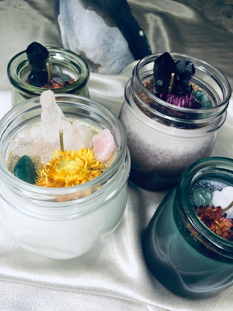 Crystal Intention Candles