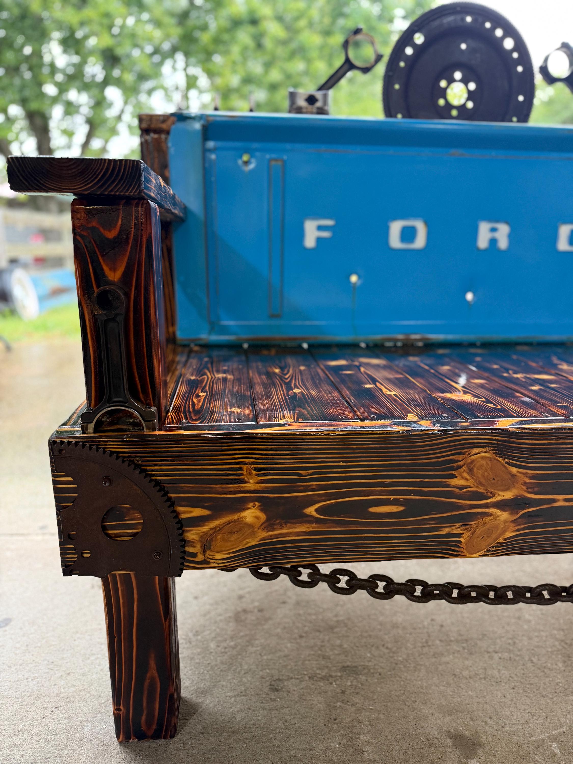 Vintage Ford 55-62 Tailgate Bench - Etsy