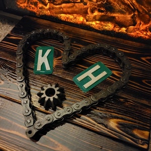 Heavy Metal Standing and Wood Frame Customized Hearts