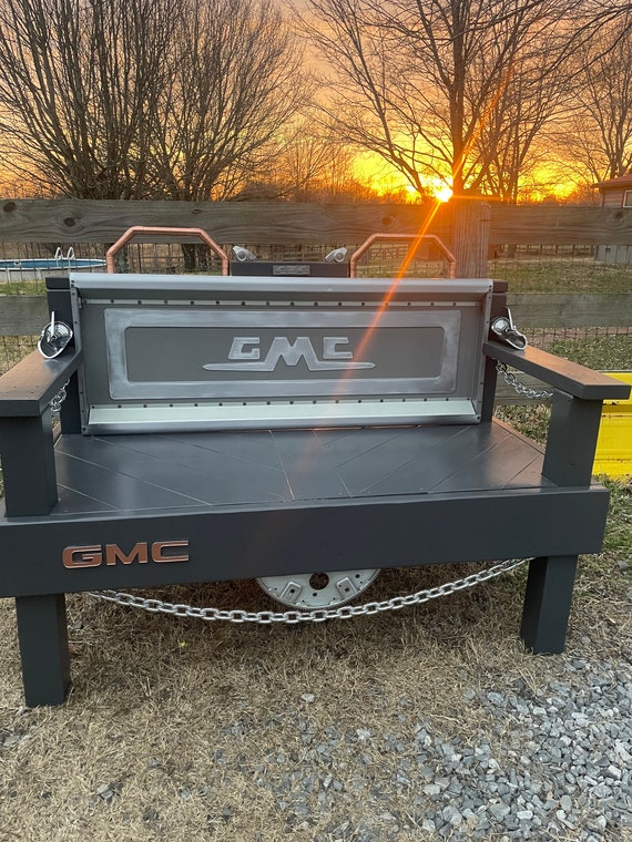 GMC 1955-62 Gunmetal Tailgate Bench