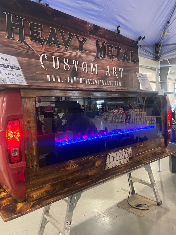 1969 Ford fleet side truckbed custom fireplace