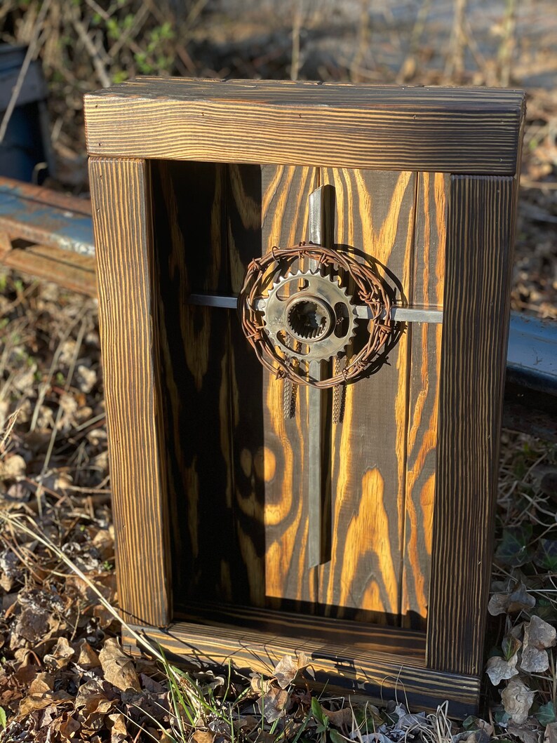 Hanging Metal Cross Shadow Box With Multi Color Lighting - Etsy