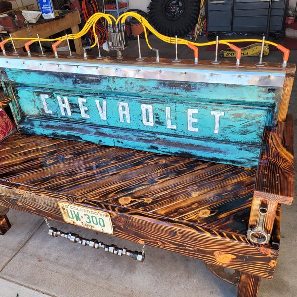 Vintage 67-72 Chevrolet tailgate bench