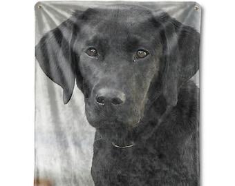 Black Poodle Tapestry Afghan Throw ~ Linda Picken