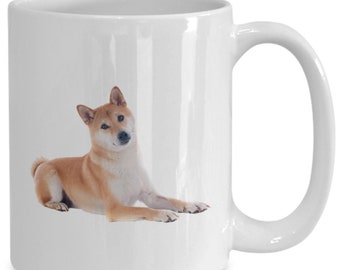 Best 11 Ounce Ceramic Coffee Mug Gift Shiba Inu Dog Doge Pattern Cute Yellow Mug Coffee Mugs For