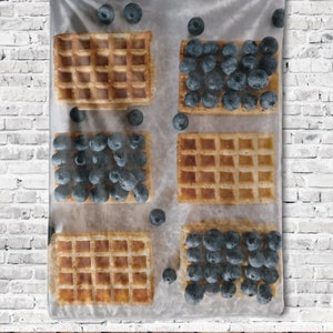Waffle Blanket, Waffle Throw, Waffle Gift Ideas