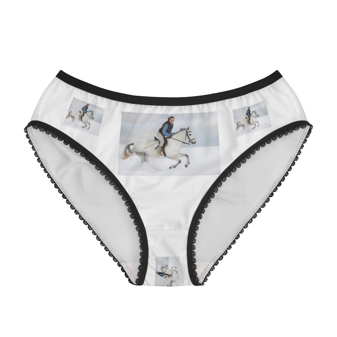 Winter Horse Panties Winter Horse Underwear Briefs Cotton Etsy