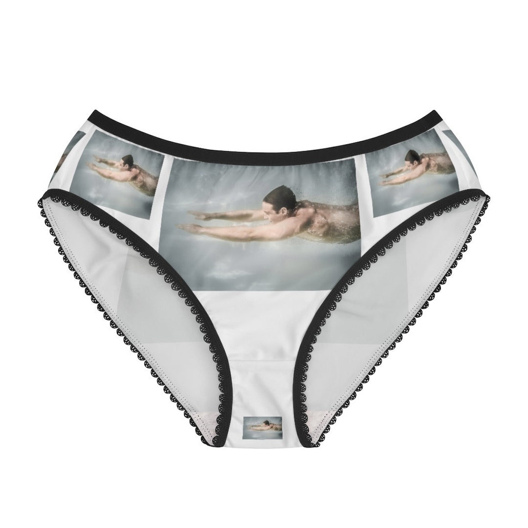 Diving Man Panties, Diving Man Underwear, Briefs, Cotton Briefs, Funny