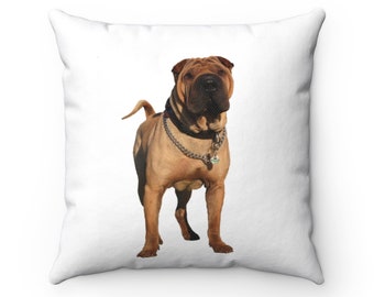 A House Is Not A Home Without A Shar Pei Cushion Cover Xmas Gift Present 