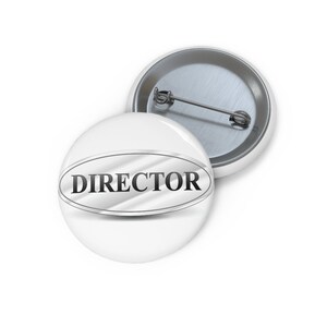 Director Sign  Pin, Director Sign Button, Button Set, Lapel Pin, Hat Pin, Enamel Pins, Lapel Pins, Funny Pin