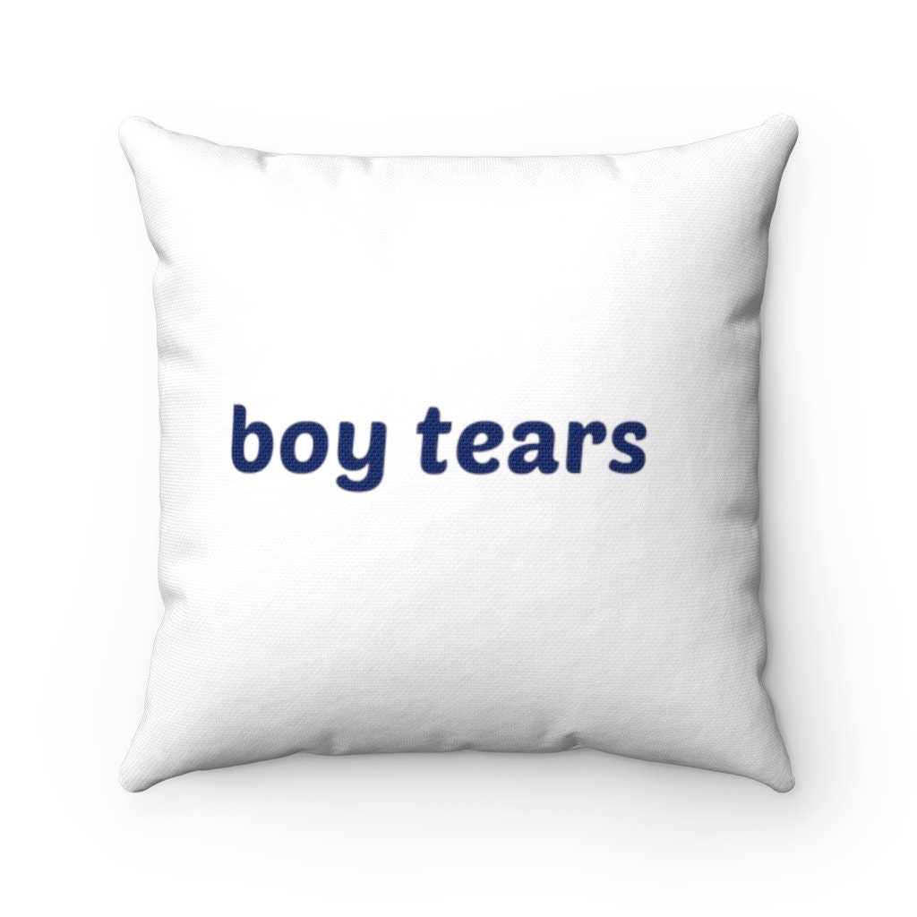 Boy Tears Pillow Boy Tears Throw Pillow Almohada de Etsy