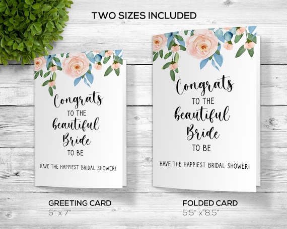 Funny Printable Bridal Shower Card Quarantine Downloadable | Etsy