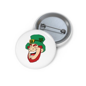 Liftarn Laughing Leprechaun Pin, Liftarn Laughing Button, Button Set, Lapel Pin, Hat Pin, Enamel Pins, Lapel Pins, Funny Pin