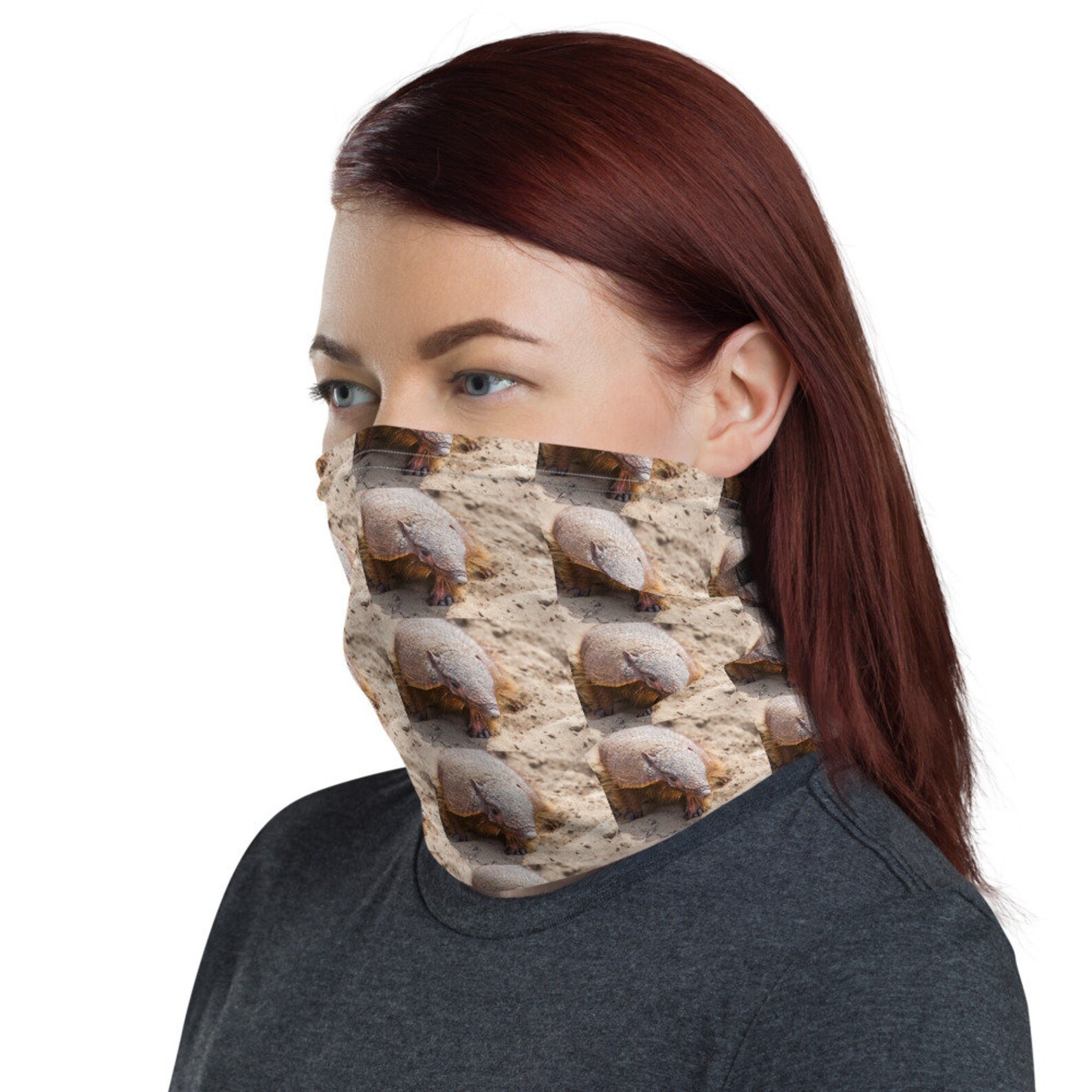Nine-banded Armadillo Print Nine-banded Armadillo Face Mask | Etsy