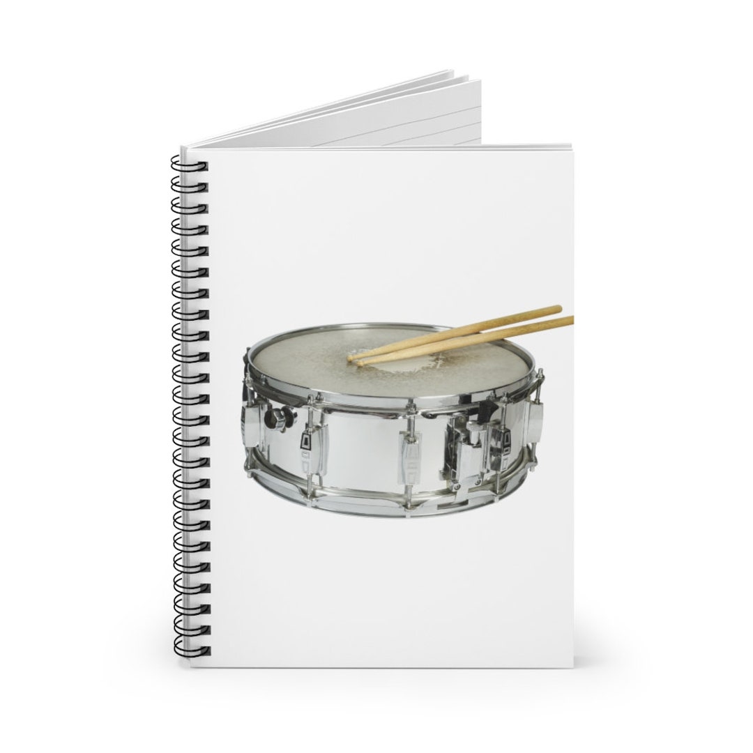 Snare Drum Notebook Snare Drum Journal Ruled Line Pages Etsy