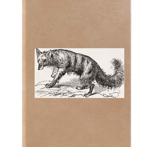 Carnet de notes Aardwolf, Aardwolf Journal, Pages lignées, idée cadeau, Journal de gratitude, livre de mémoire, Journal en similicuir
