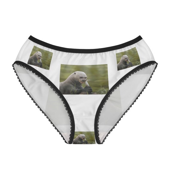 Giant Otter Panties, Giant Otter Underwear, Briefs, Cotton Briefs