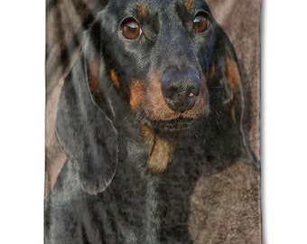 Dachshund Blanket, Gift for Dachshund lover, Dachshund dog lover gift idea, Pet gift, Custom Dachshund Blanket