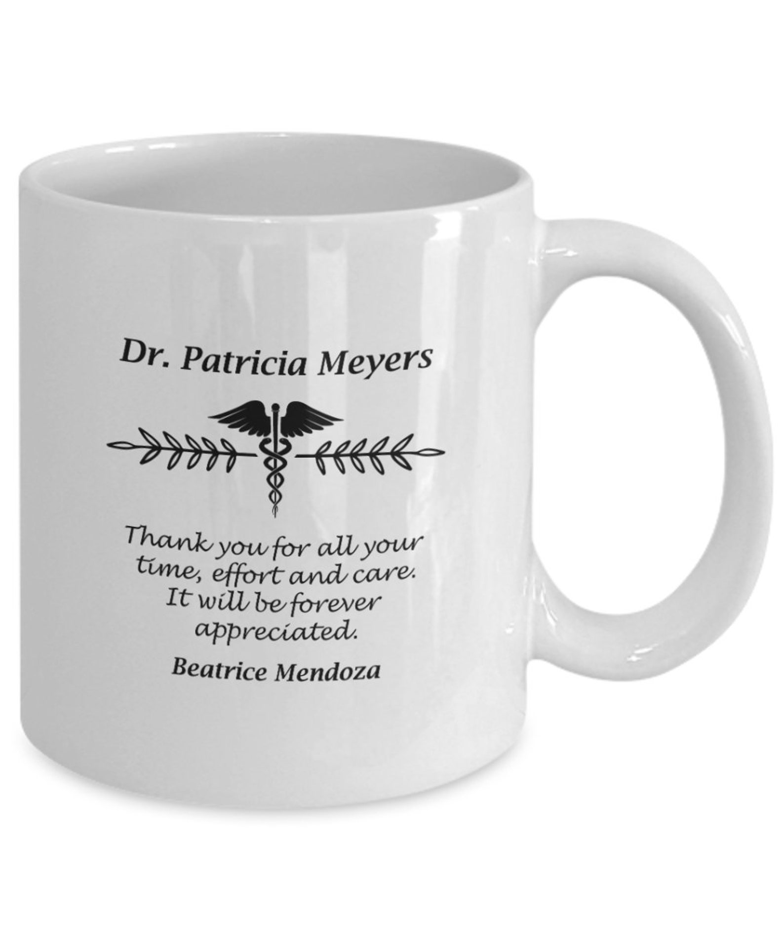 Custom Doctor Thank You Mug Custom Doctor Mug Custom Doctor Etsy