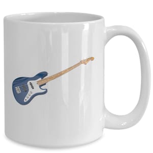 Blue Bass Mug, Blue Bass Lover Coffee Cup, Blue Bass Kitchen Decor, Personalized Funny Mug, Custom Gift Idea
