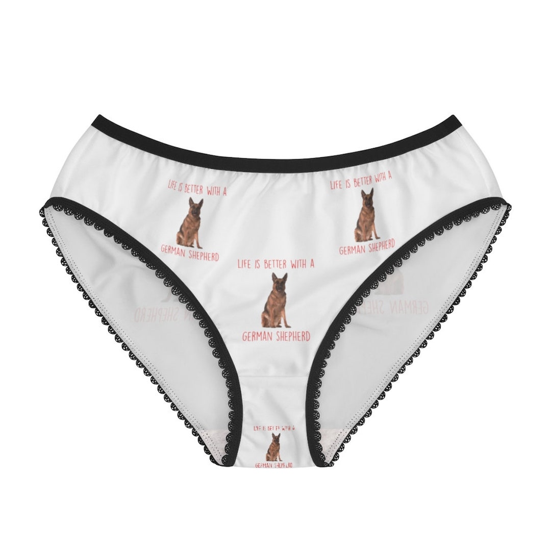 German Shepherd Panties German Shepherd Underwear Briefs Etsy