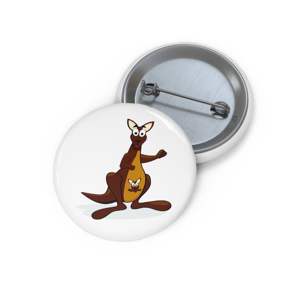 Kangaroo Pin Kangaroo Button Button Set Lapel Pin Hat Etsy