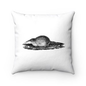 Desman  Pillow -  Desman  Throw Pillow - Custom Throw Pillow - Pillow Cover - Gift Idea - Room Decor