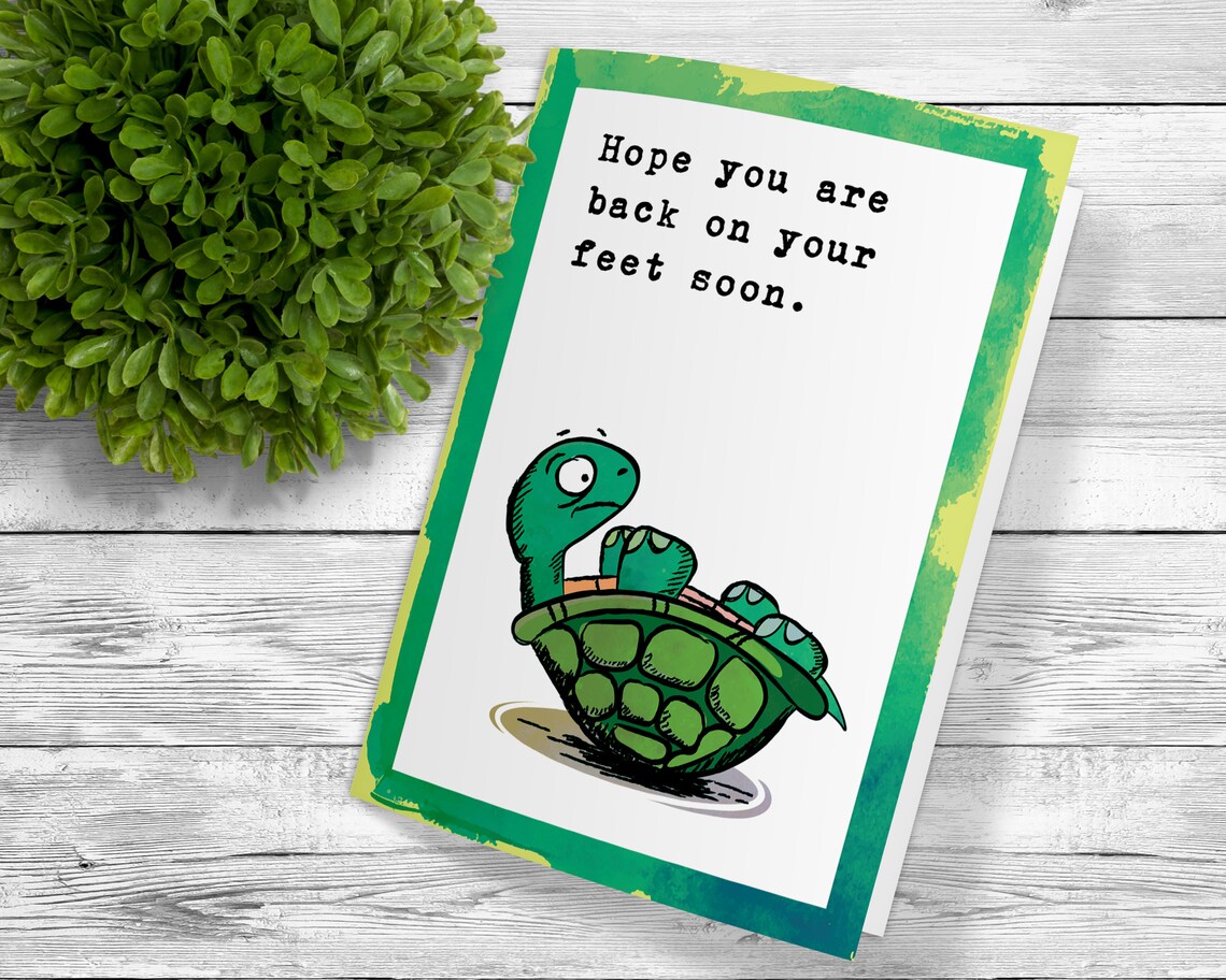 Get Well Soon Card Funny Get Well Card Printable Get Well - Etsy