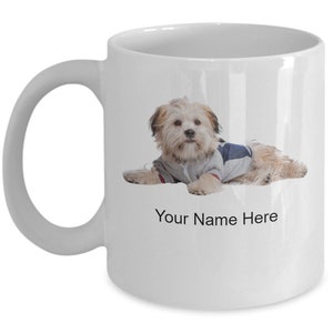 Personalized Shih-tzu Mug, Shih-tzu Dog Coffee Cup, Dog Gift Idea, Custom Shih-tzu Cup, Custom Shih-tzu Dog Mug