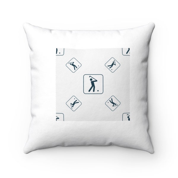 Golf With Ball Icon Hook Pillow
