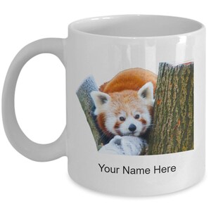 Personalized Red-panda Mug Coffee Cup For Red-panda Lovers