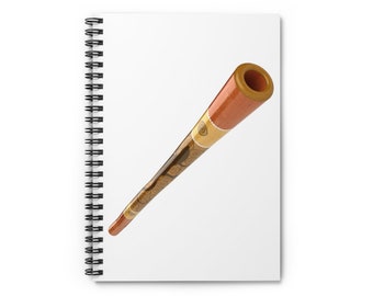 Didgeridoo Notizbuch - Didgeridoo Journal - Liniertes Notizbuch - Geschenkidee - Dankbarkeit Journal - Erinnerungsbuch - Tagebuch - Spiralblock
