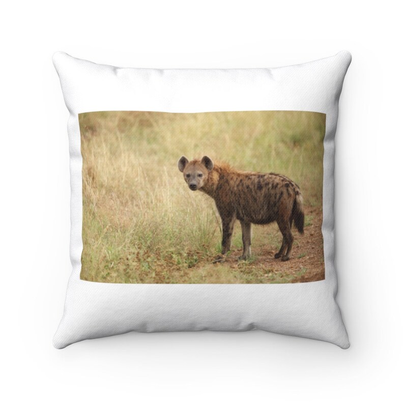 Pillow Cover Gift Idea Hyena Pillow Hyena Throw Pillow Room Decor Custom Throw Pillow