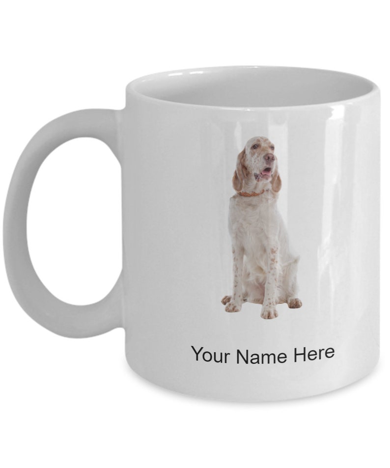 Personalized English-setter Mug Coffee Cup For English-setter Lovers image 1