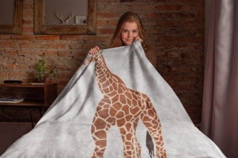 Giraffe Blanket Little Giraffe Baby Blanket Giraffe Security Etsy