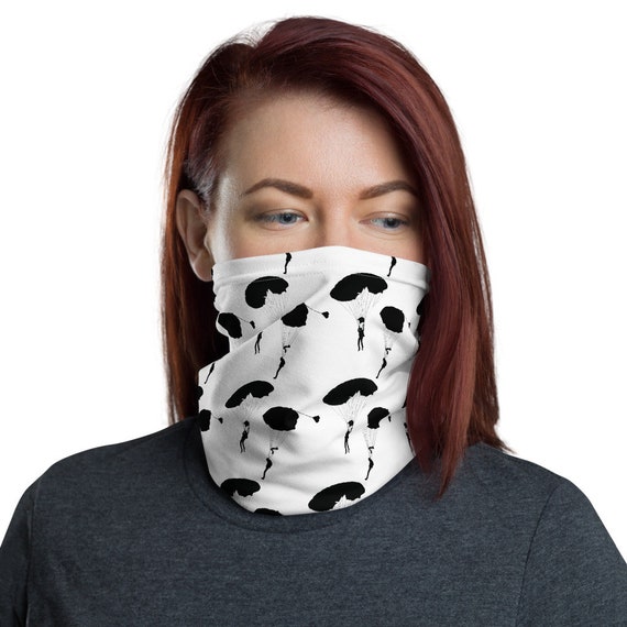 Skydiving Print Skydiving Face Mask Skydiving Print Face Etsy
