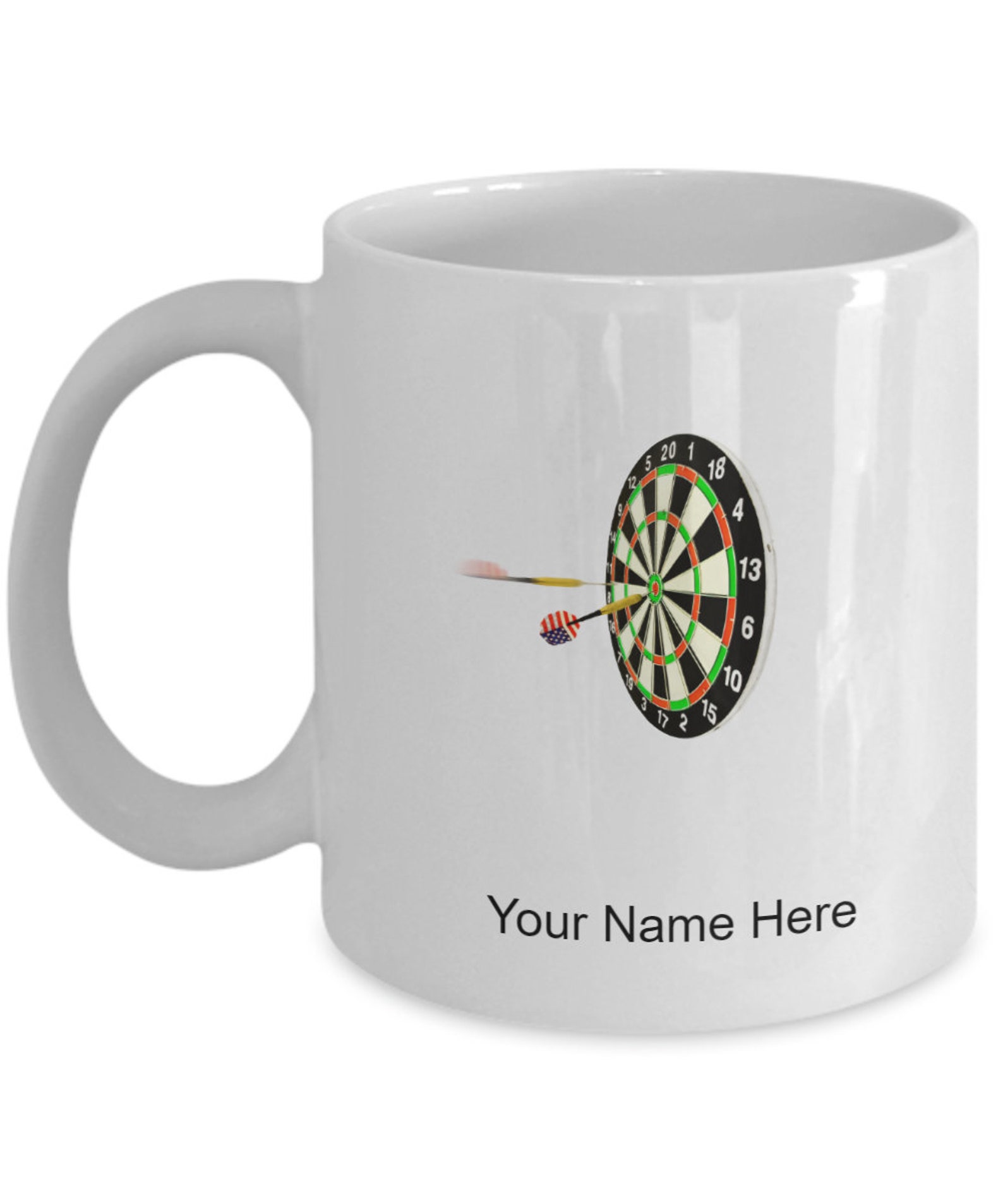 Personalized Darts Mug Coffee Cup For Darts Lovers Idea Kids Etsy