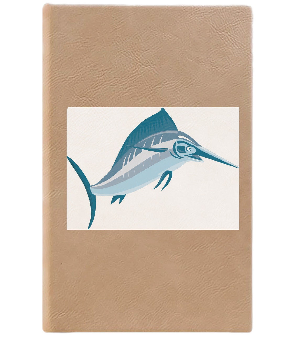 Swordfish Notebook, Swordfish Journal, Ruled Line Pages, Gift Idea