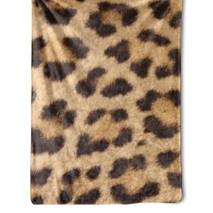 Leopard Print Blanket, Leopard Print Fleece Throw, Leopard Print Gifts ...