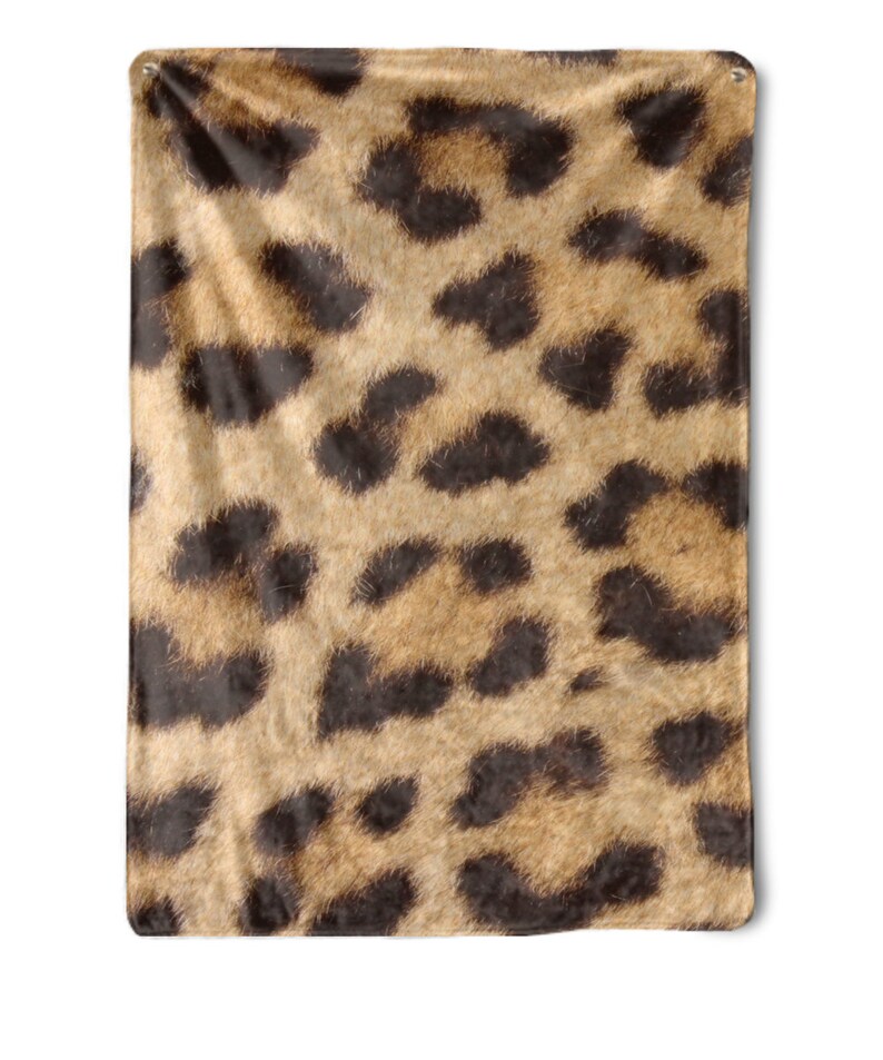 Leopard Print Blanket Leopard Print Fleece Throw Leopard Etsy