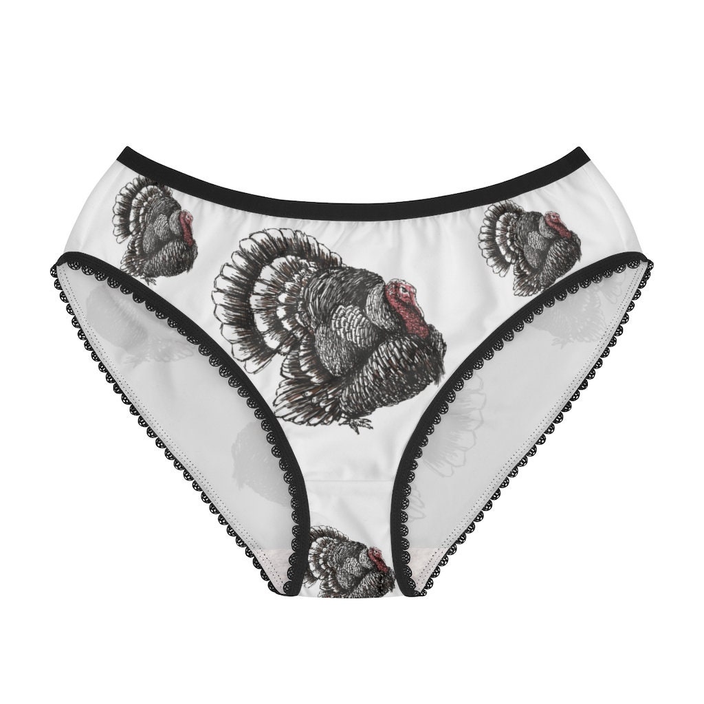 Turkey  Panties,  Turkey Underwear, Briefs, Cotton Briefs, Funny Underwear, Panties For Women