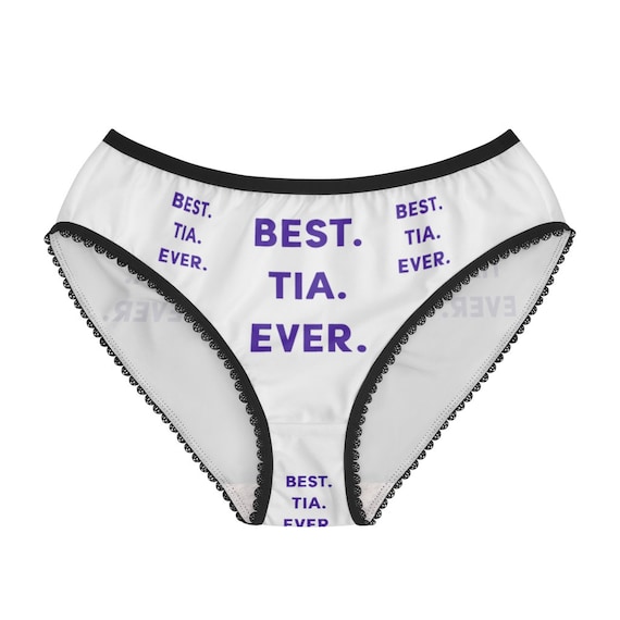 Best Tia Ever Panties, Best Tia Ever Underwear, Briefs, Cotton Briefs,  Funny Underwear, Panties for Women -  Canada