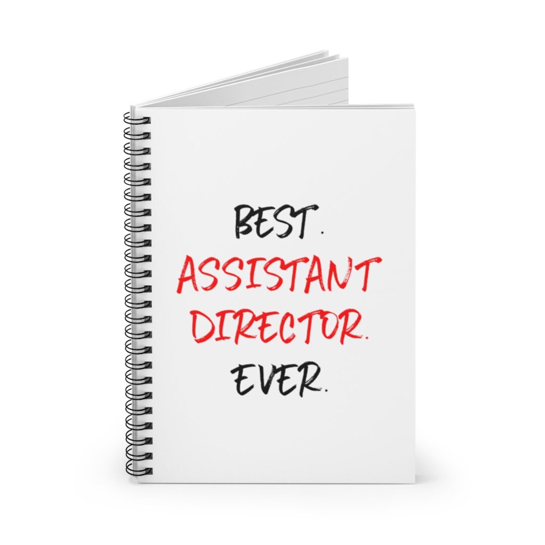 Assistant Director Notebook - Assistant Director Journal - Ruled Line ...