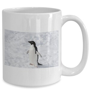 Adelie penguin mug, adelie penguin coffee cup, adelie penguin kitchen decor,funny mug,gift idea