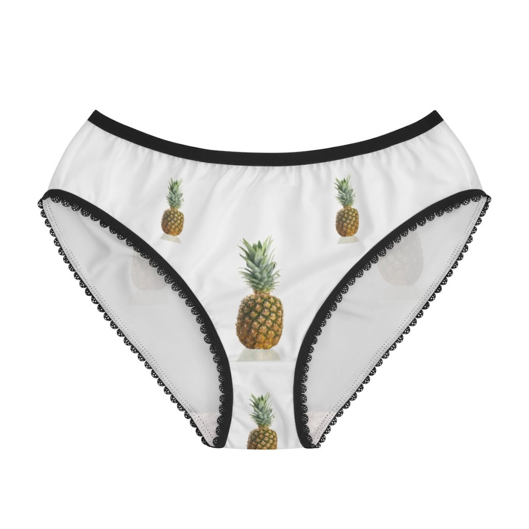 Pineapple Panties, Pineapple Underwear, Briefs, Cotton Briefs, Funny