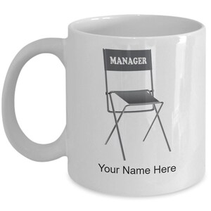 Mug chaise-pour-manager personnalisé, tasse à café chaise-pour-manager, idée cadeau chaise-pour-manager, tasse chaise-pour-manager personnalisée
