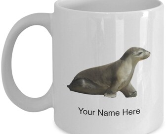 Personalised Gift Seal Mug Money Box Cup Customise Tea Coffee Silly Sea Lion Dog Personalised Gift Seal Mug Money Box Cup Customise Tea Coffee Silly Sea Lion Dog
