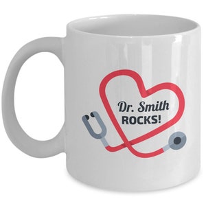 Custom doctor mug, Doctor mug, Doctor thank you gift, Custom doctor thank you gift, Custom doctor gift, Doctor gift, Personalized mug