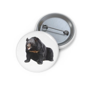 Bear Pin, Bear Button, Button Set, Lapel Pin, Hat Pin, Enamel Pins, Lapel Pins, Funny Pin
