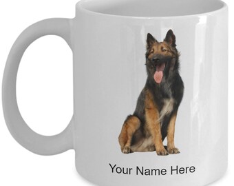 Personalized Purebred-Belgian-Shepherd Mug Coffee Cup For Purebred-Belgian-Shepherd Lovers